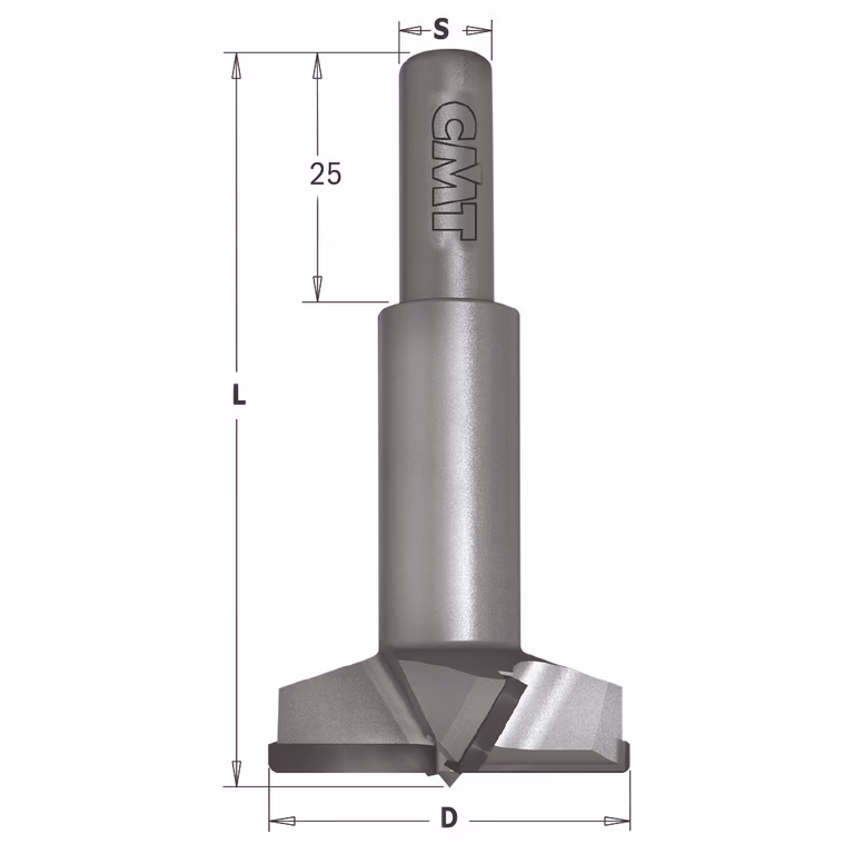 Cilinderkopboor met cilindrische schacht D=16mm · 369.160.62