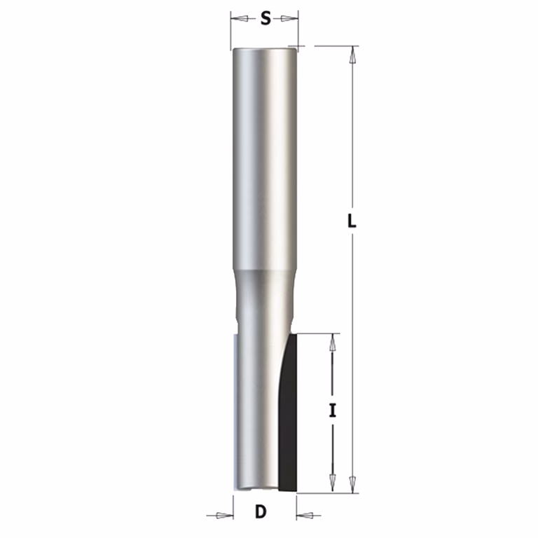 Diamant frees met negative snij-plakket D=10mm S=10mm Z2