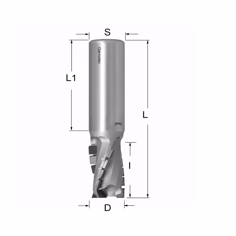 Diamantfrees negatieve PCD Z3+1 Turbo D=20mm L=86mm I=25mm (14+1 PCD)