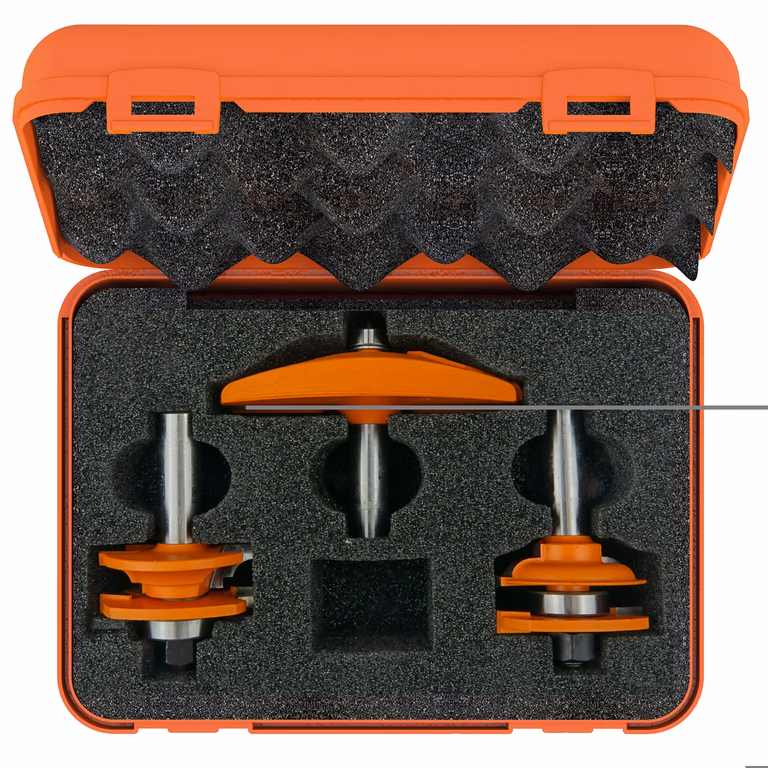 3-delige keukendeurfrezenset, profiel C2, HW S=12mm Z2
