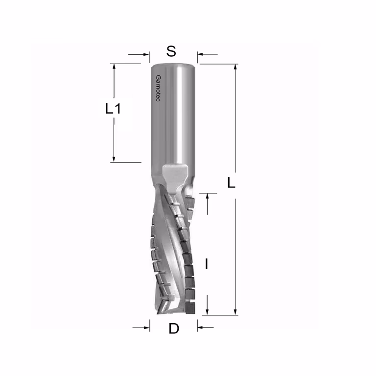 Diamantfrees negatieve PCD Z3+1 Turbo D=20mm L=110mm I=50mm (28+1 PCD)