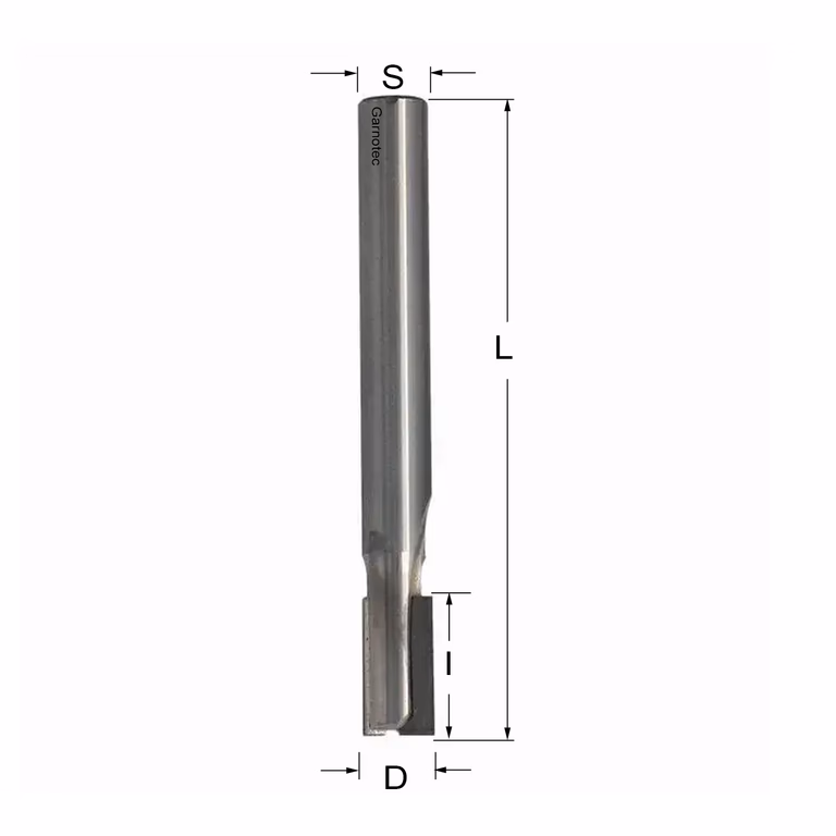 Diamantfrees met negatieve snij-plakket PCD Z2+1 D=9mm S=10mm