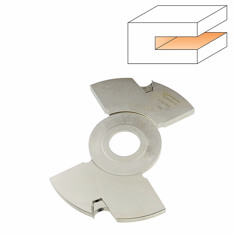 Tussenleg groeffrees D=200mm B=30mm Hd=75mm Z2 · 02106.200.15.30