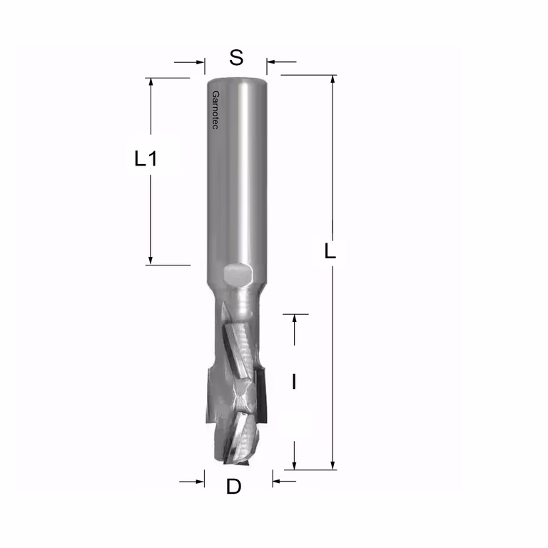 Diamantfrees PCD Z2+2 Nesting PRO D=12mm S=12mm L=78mm I=25mm
