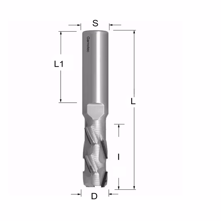 Diamantfrees PCD Z2+2 Nesting PRO D=16mm S=16mm L=94mm I=35mm