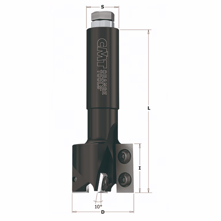 Xtreme inboorfrees met wisselmessen D=40mm S=20mm
