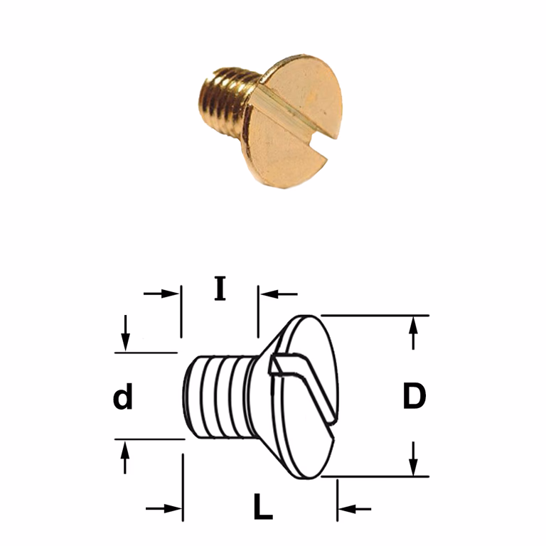 Conische bout D=9mm L=10mm I=8mm d=M5