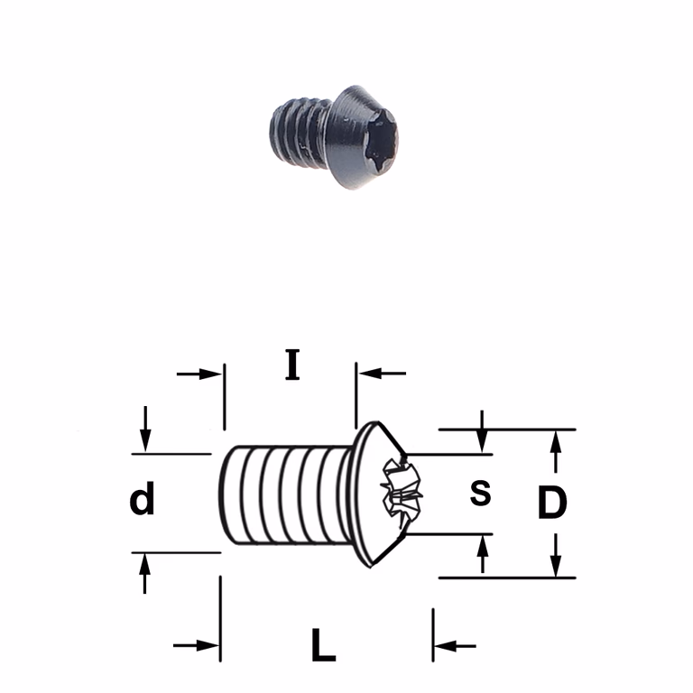 Torx schroef D=4mm S=T15