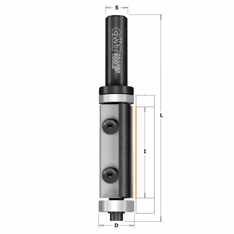 Rechte kantenfrees , HWM D=19,05mm L=110mm I=50mm