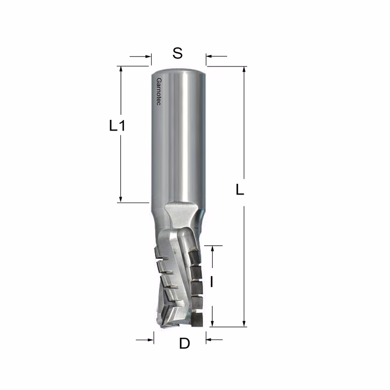 Diamantfrees negatieve PCD Z3+1 Turbo D=18mm L=87mm I=25mm (14+1 PCD)