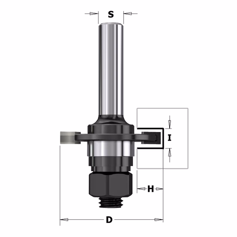 Laterale schijffrees (contractor), HW I=3mm