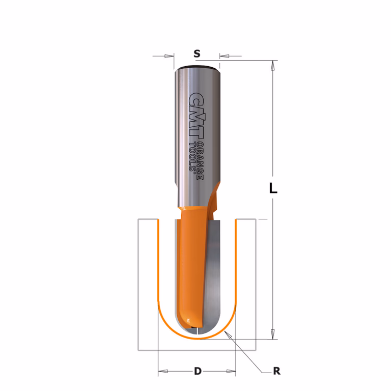 Bolle radiusfrees, HW D=12,7mm L=73mm I=31,7mm R=6,35mm · 914.627.11