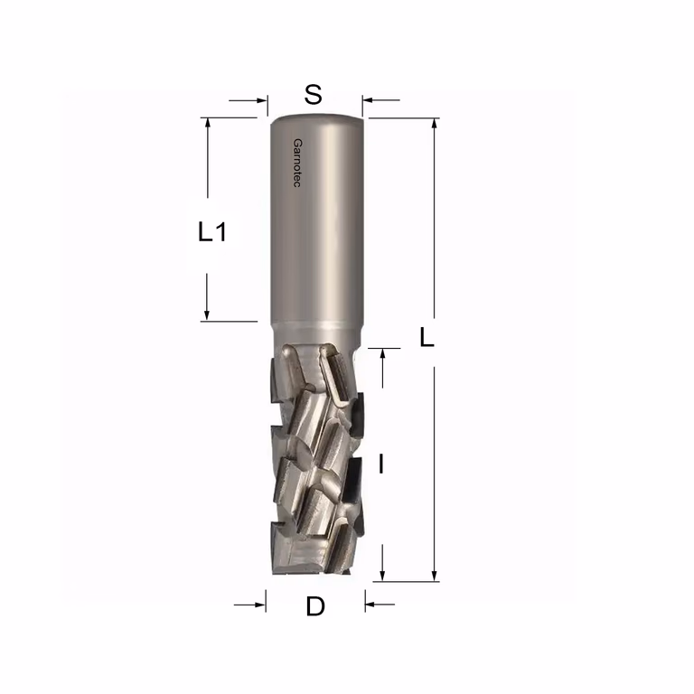 Diamantfrees positieve PCD Z3+3 Nesting FAST D=16mm L=95mm I=35mm Z2+2 (17+1 PCD)