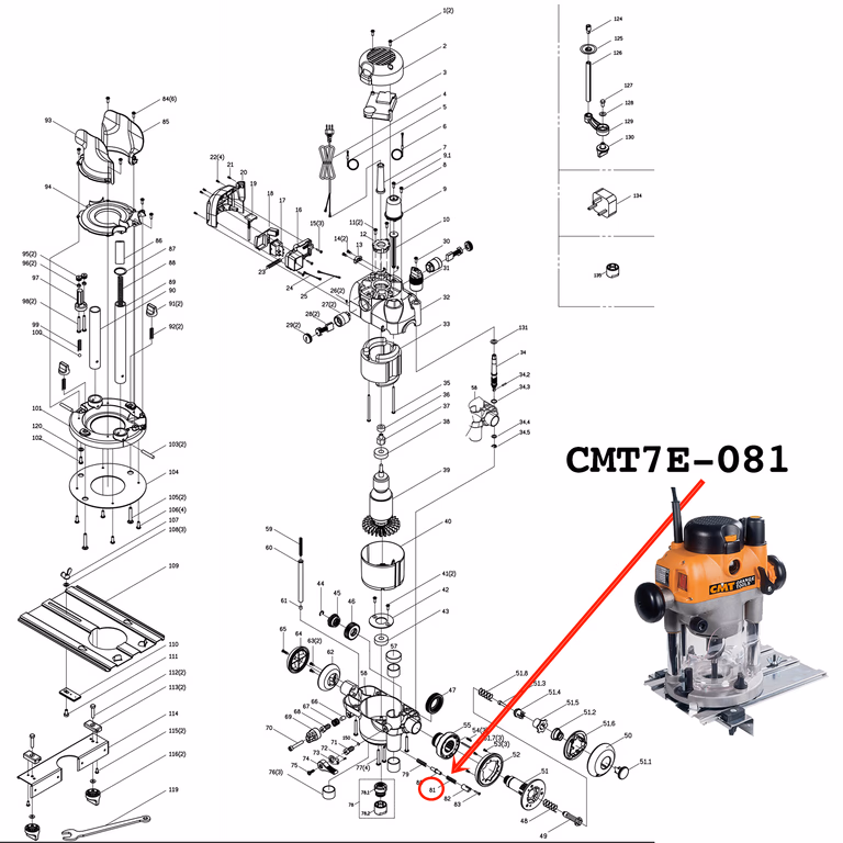 81_SPRING, SHAFT LOCK (OUTER)