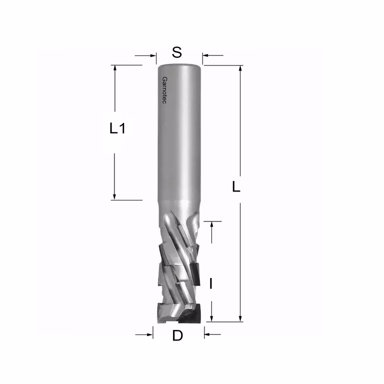 Diamantfrees negatieve PCD Z2+2 Nesting FAST D=16mm L=91mm I=35mm (17+1 PCD)
