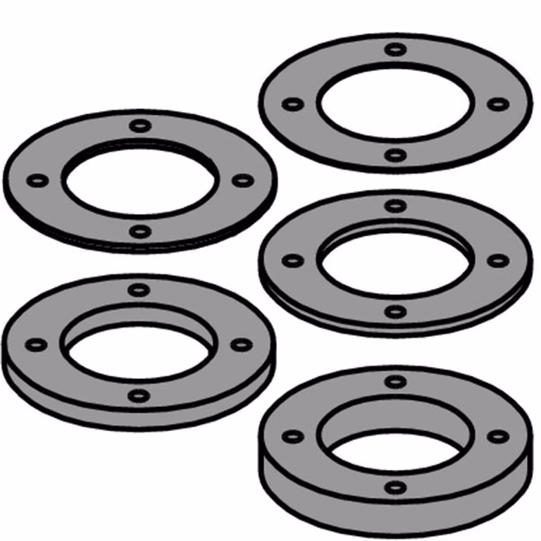 Stelring met pengaten voor freeskop D=65mm B=30mm