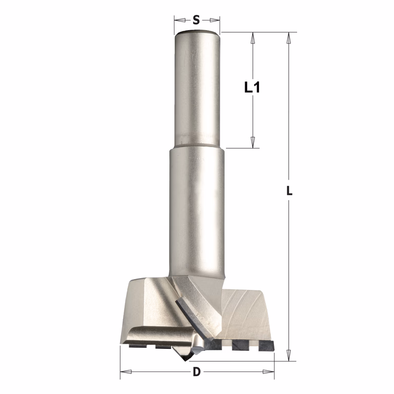 Cilinderkopboor D=15, rechts S=10mm L=70mm L1=26mm · 369.150.61