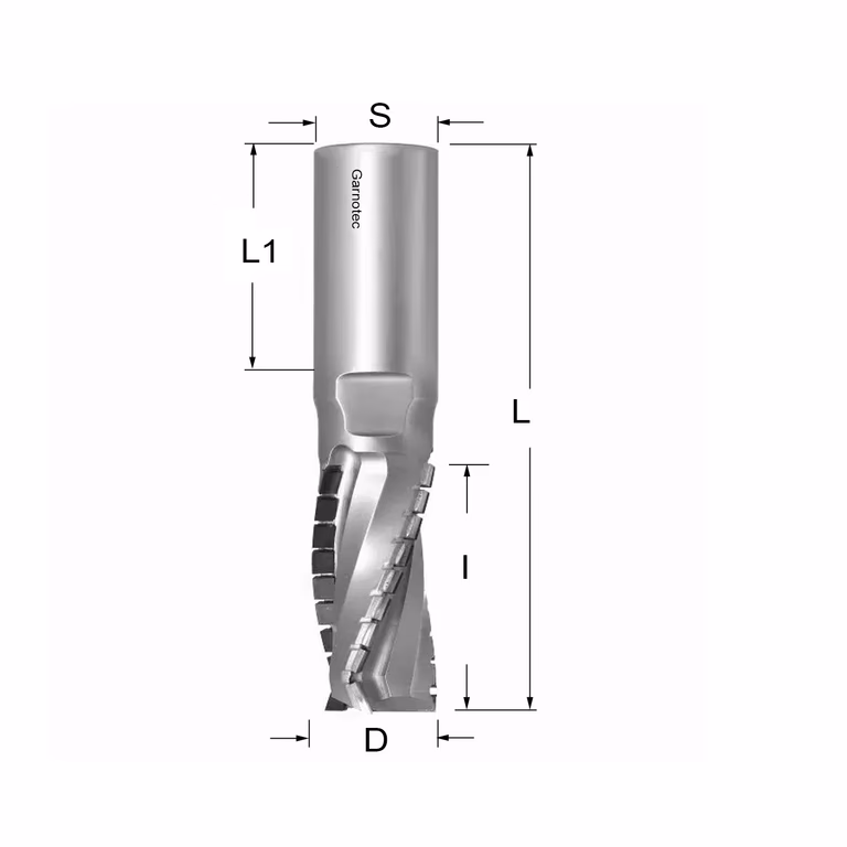 Diamantfrees negatieve PCD Z3+1 Turbo D=25mm L=110mm I=45mm (26+1 PCD) · 143.553.62