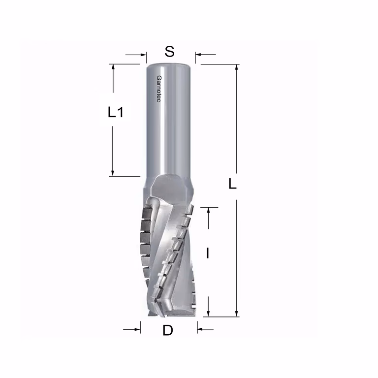 Diamantfrees negatieve PCD Z3+1 Turbo D=25mm L=112mm I=45mm (26+1 PCD)