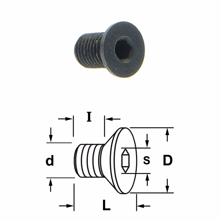 Conische D=6,3mm S=2mm L=6,5mm I=5,2mm