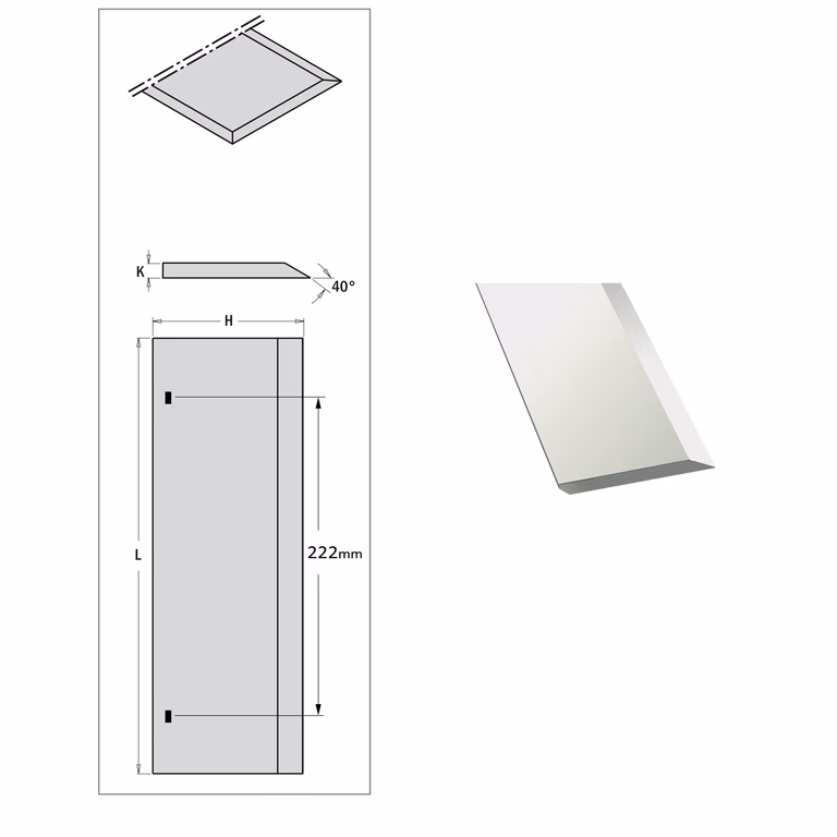 Schaafmes 18% 310x30x3 · 792.310.30.ROJEK