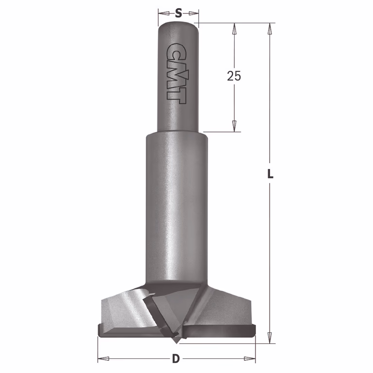 Cilinderkopboor met cilindrische schacht D=26mm · 369.260.61