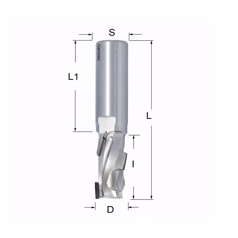 Diamantfrees PCD Z1+1 D=20mm L=95mm I=35mm (4 PCD+1 HM) · 140.401.62