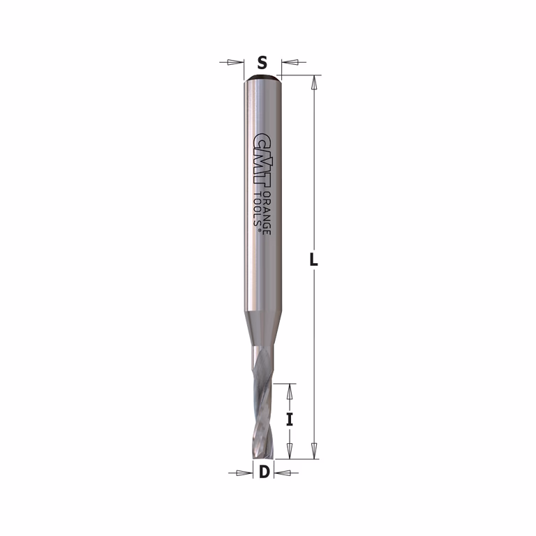 Positieve spiraalfrees, HWM D=3,5mm S=6mm L=60mm I=12mm