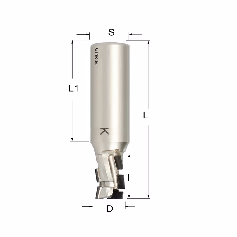 Diamantfrees negatieve PCD Z3+1 Nesting Turbo S=20mm L=81mm I=20mm (7+1 PCD)
