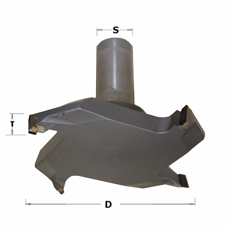 Diamant PCD, vlakfrees D=100mm I=10mm Z6