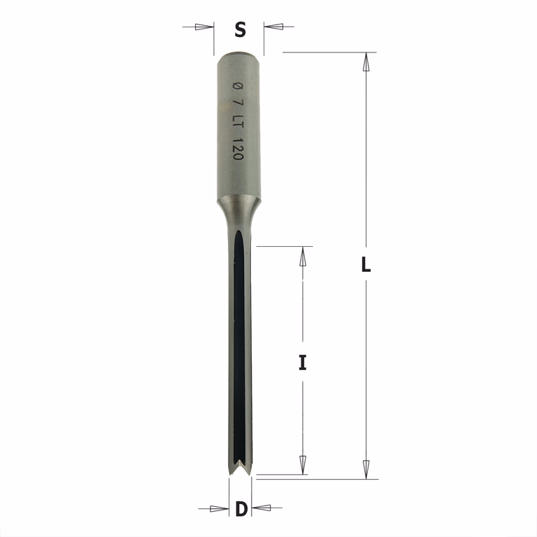 Visbekboor, links en rechts D=7mm S=13mm