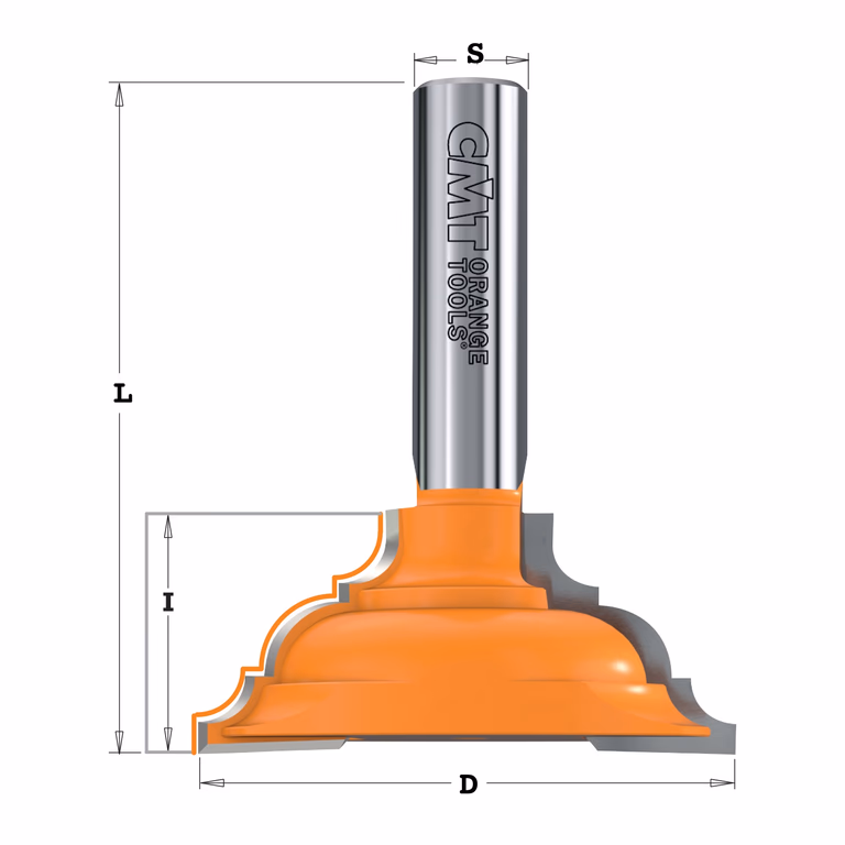 Profielfrees, HW D=59mm S=12mm L=73,5mm I=25,4mm