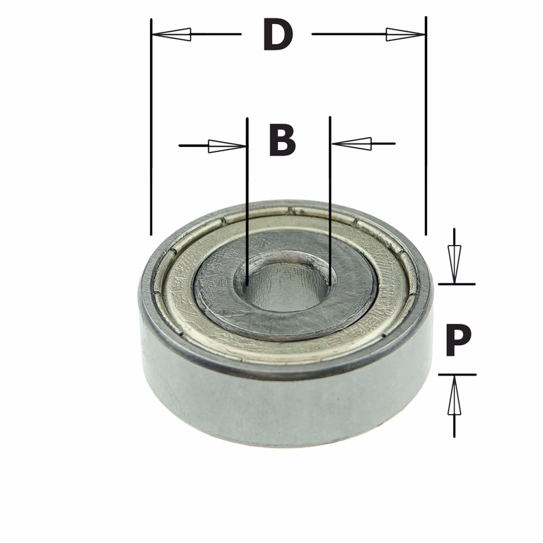 Standaard kogellager D=28mm B=8mm P=9mm