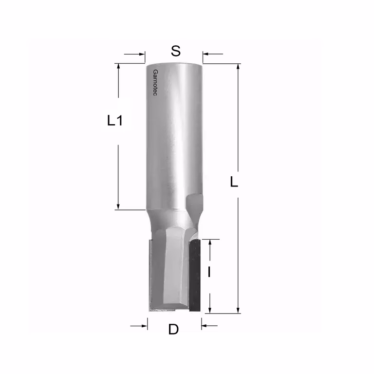 Diamantfrees PCD Z1+1 D=18mm L=87mm I=25mm (3 PCD+1 HM)