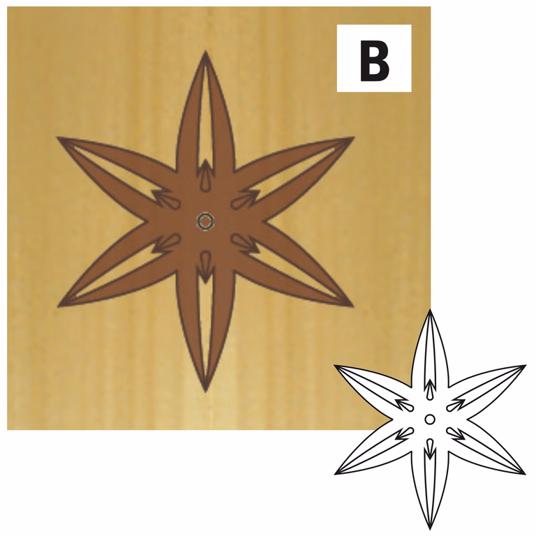 Rozet 2 & 6 - B L=88mm
